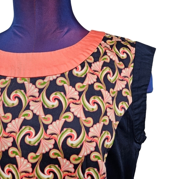 The Webster Miami at Target Navy‎ & Coral Sheath Dress Size 14 Women's - Picture 3 of 9